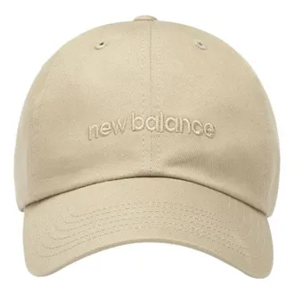 New Balance Embroidery Wordmark Logo Hat Beige LAH21003-TAP