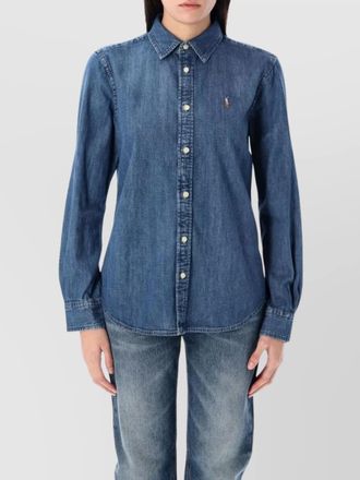 Polo Ralph Lauren denim slim-fit long-sleeve shirt