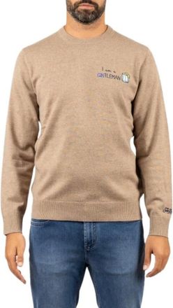 Saint Barth Jersey Heron Light Cuello Redondo - Knitwear - Hombre - Beige - S