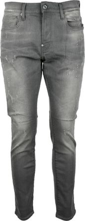 G-Star Denim Stretch Jeans - Heren - Slim Fit Jeans - Grijs - W29 - Denim - Jeans