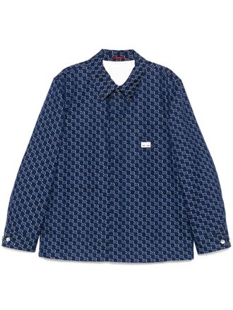 Gucci Womens Gucci Horsebit Print Coat | Size 44 | 752387