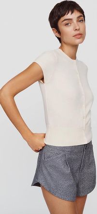 Maeve Coco Short-Sleeve Cardigan