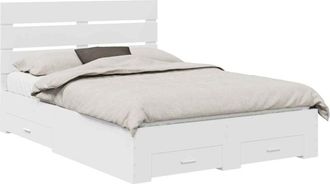 vidaXL Estructura De Cama Con Caj&oacute;n 150 X 200 Cm Madera De Ingenier&iacute;a Vidaxl