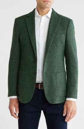 T.R. Premium Slim Fit Cotton Blend Sport Coat in Green at Nordstrom Rack, Size Xx-Large