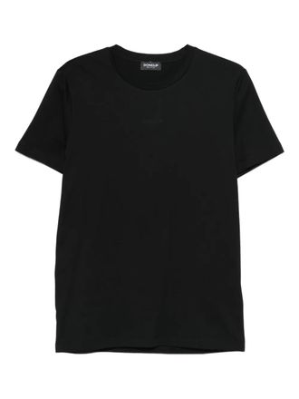 Dondup logo-print T-shirt - men - Fabric - XXXL - Black