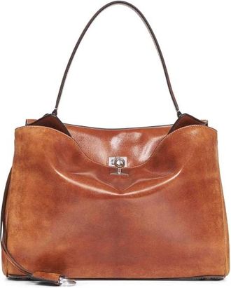 Balenciaga Dames, Tassen, Bruin, Maat: ONE Size Leer