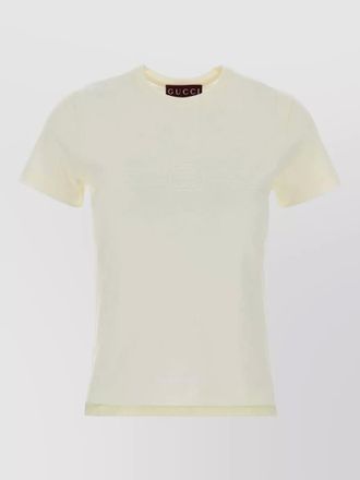 Gucci cotton crew neck short sleeve t shirt