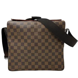 Louis Vuitton Damier Canvas Ebene Damier Canvas Shoulder Bag (Pre-Owned)