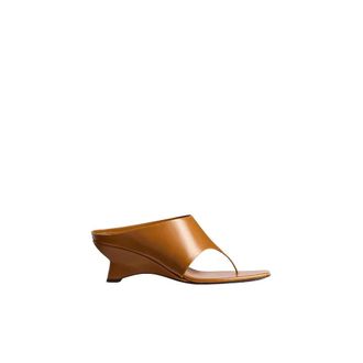 Khaite Heeled Mules, female, Beige, Size: 7 1/2 US Heeled Mule