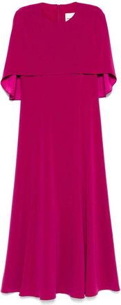 Roland Mouret Cape-design Midi Dress