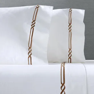 Frontgate 1000 Thread Count Chain Pillowcases - Caramel, Standard - Frontgate Resort Collection