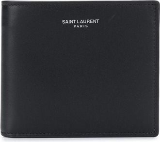 Saint Laurent Black Logo Wallet