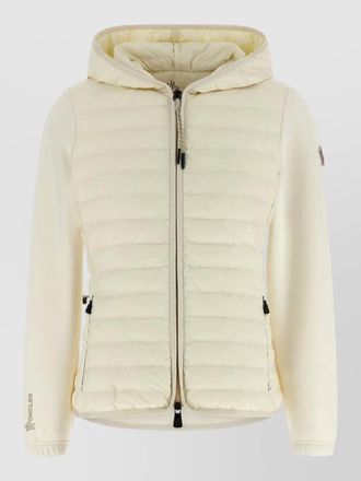 Moncler down hooded quilted puffer jacket