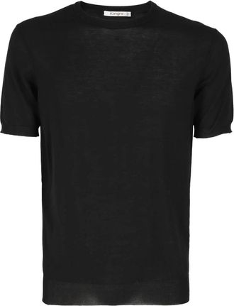 KANGRA Katoenen T-shirt - Heren - T-shirts - Zwart - 2XL - Katoen - Tops