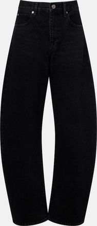 Frame Denim The Bubble barrel-leg jeans