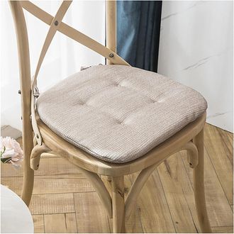 OEM Coj&iacute;n Trapezoidal Extra&iacute;ble Para Silla, Color Beige, 43x41 Cm, 6 Unidades