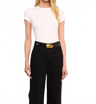 L'agence Ressi Fitted Tee In White