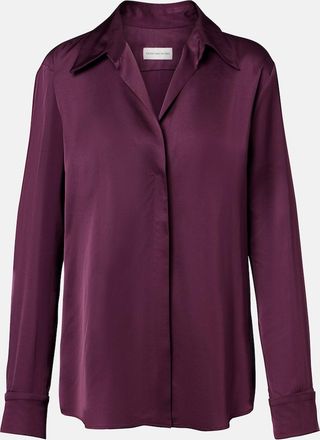 Dries Van Noten Celindra satin shirt