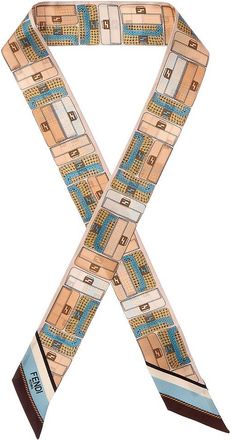 Fendi Fendi Wrappy Silk Bandeau