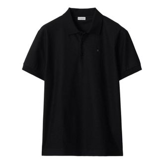 Burberry 25 Metal EKD Cotton Polo Shirt Black 81161831