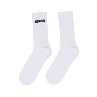 Moschino Calcetines Terry con Logo - Underwear - Hombre - Blanco - ONE SIZE