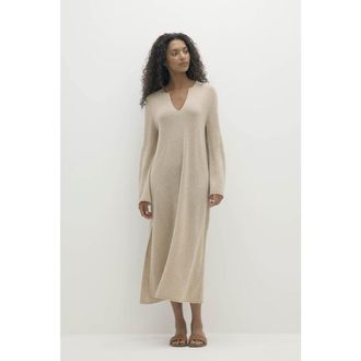 Naked Cashmere Katerina Cashmere Kaftan in Flax at Nordstrom, Size X-Small
