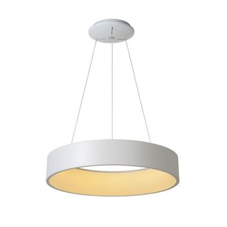 Lucide L&aacute;mpara colgante de aluminio con 1 led integrado, blanco
