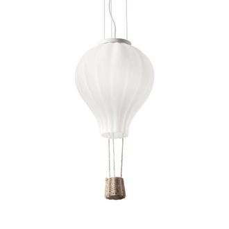 Netlighting Dream 1 Light Ceiling Pendant White E27