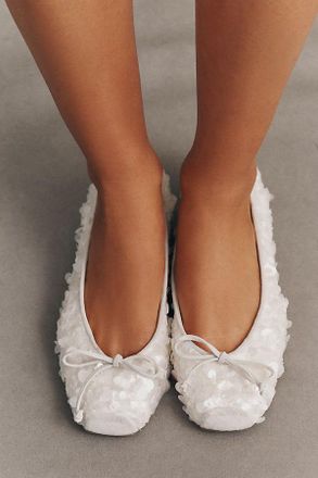 Cristina Millotti Sequin Ballet Flats