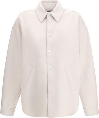 Balenciaga Beige Cashmere Womens Shirt