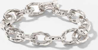 Pilgrim Womens Oval wavy link chain bracelet Exclusive Simons x Pilgrim collection