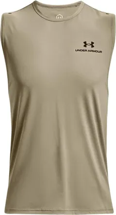 Under Armour Rush Energy Logo Tank Khaki 1366139-037