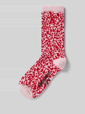 Armedangels Armedangels Socken aus Baumwoll-Mix Modell Leopard in Rosa, Gr&ouml;&szlig;e 35-38