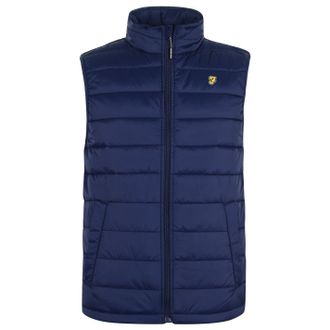 Farah Heren Dover gewatteerd vest (Yale Blauw)