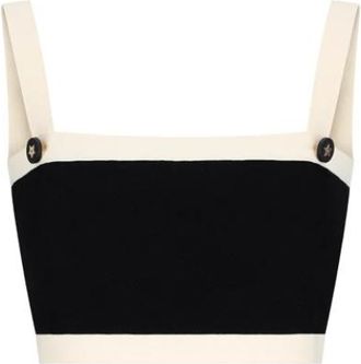 Dior Riviera Bandeau Top - Dames - Tops zonder mouwen - Zwart - S - Polyester - Tops