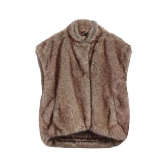 Momoni Gilet Talulah - - Jackets - Donna - Marrone - S