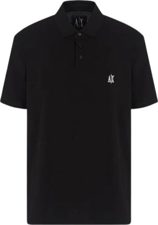 A|X Armani Exchange Icon Project Polo - Heren - Polos - Zwart - XL - Katoen - Tops