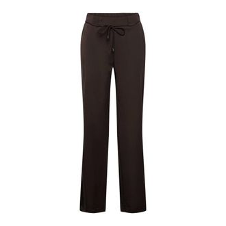 &Co Woman Wijde broek - Dames - Broeken - Bruin - Maat: S Polyamide