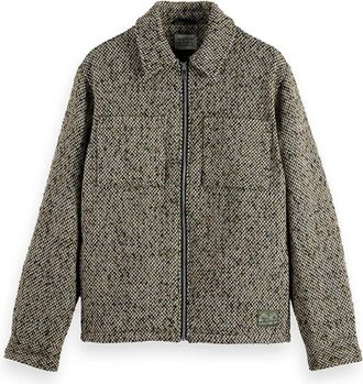 Scotch & Soda Heren, Jassen, Groen, Maat: M Wol