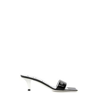 Vicini Schoenen, Dames, Zwart, 36 EU, Leer, Heeled Mules