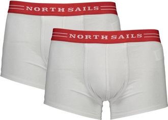 North Sails Witte Katoenen Boxer Briefs - Heren - Onderbroek - Wit - S - Katoen - Ondergoed