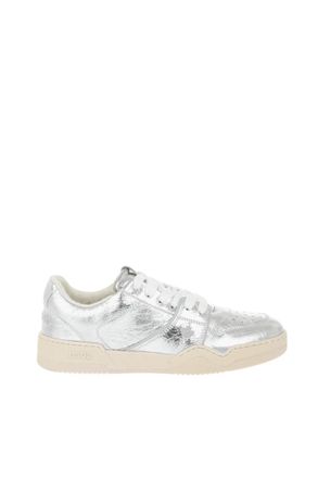 Dsquared2 Silver Textured Spiker Sneakers