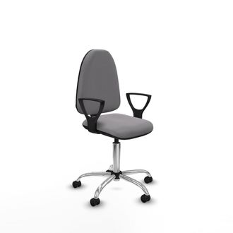Piqueras y Crespo Piqueras Y Crespo Silla De Oficina A&yacute;na Gris Polipiel