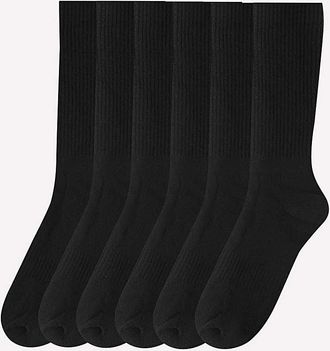Jacamo Keep Fresh 6 Pack Sports Socks