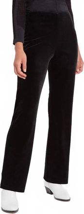 Lyss&eacute; Womens Velvet Pant In Black
