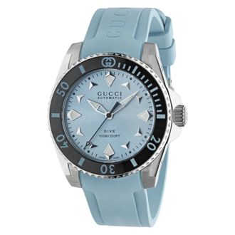 Gucci Duikhorloge - Dames - Horloges - Blauw - ONE Size - Accessoires