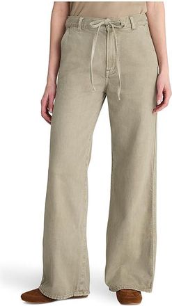 Madewell The Ultimate Wide-Leg Pant Womens Jeans Sagebrush : 25 31, Cotton/Lyocell