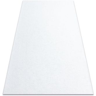 RugsX Rugsx - Alfombra Con Refuerzo De Goma Rumba 1950 Un Solo Color Blanco White 200x250 Cm