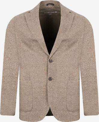Circolo 1901 Jacquard-Blazer mit Chevronmuster