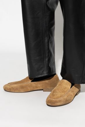 Mars&egrave;ll Mandolo Suede Loafers, Mens, Beige